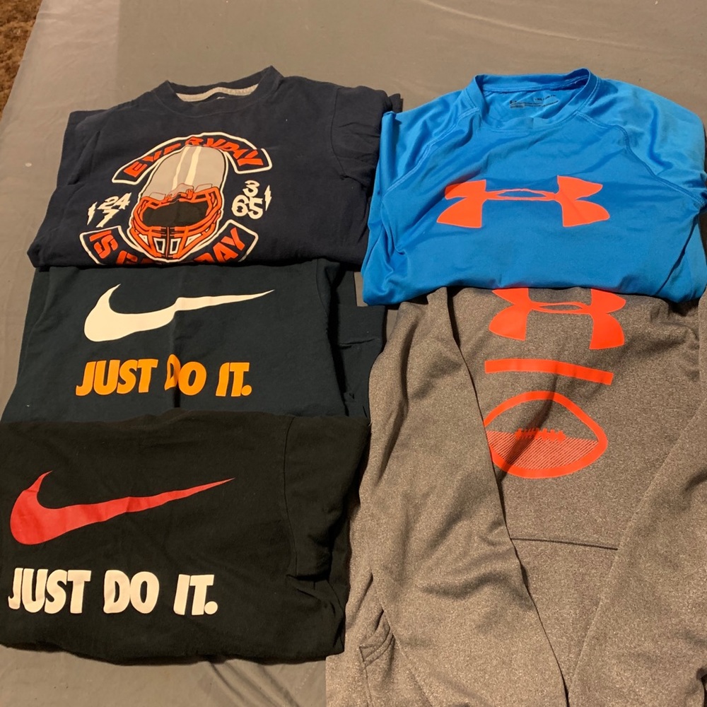 Boys Nike and Under Armour lot